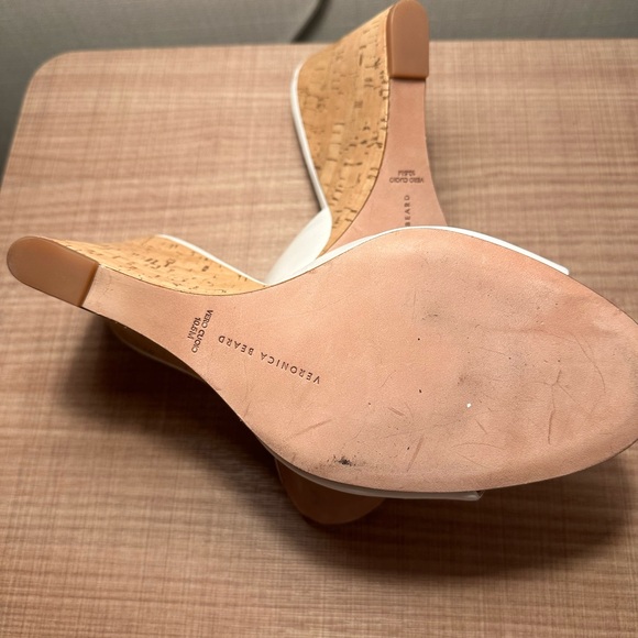 Veronica Beard, Dali Wedge, White Leather - size 10 1/2, NEW - Picture 4 of 5